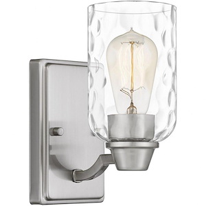 Welland Meadow - 1 Light Wall Sconce In Transitional Style-9 Inches Tall and 4.5 Inches Wide