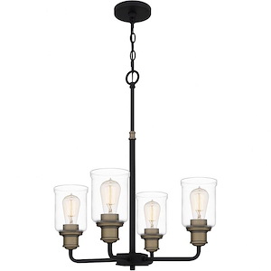 Moncrieffe Street - 4 Light Chandelier In Transitional Style-26 Inches Tall and 21 Inches Wide - 1246897