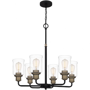 Moncrieffe Street - 6 Light Chandelier In Transitional Style-26 Inches Tall and 25 Inches Wide - 1247240