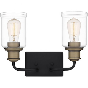 Moncrieffe Street - 2 Light Vanity Light In Transitional Style-10.5 Inches Tall and 14.25 Inches Wide - 1247201