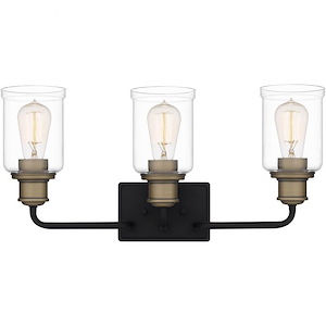 Moncrieffe Street - 3 Light Vanity Light In Transitional Style-10.5 Inches Tall and 22 Inches Wide - 1246822