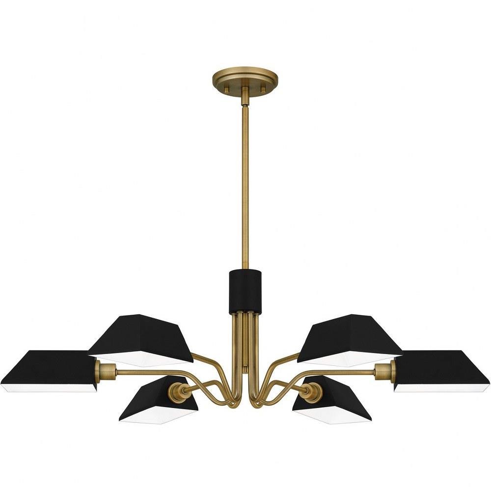 Bailey Street Home 71-BEL-4618536 Lambourne Heights - 6 Light Chandelier In Traditional Style-10.5 Inches Tall and 34.5 Inches Wide
