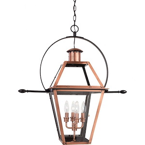 Tulliebelton Crescent - 4 Light Pendant In Traditional Style-29.5 Inches Tall and 27.5 Inches Wide - 1247001