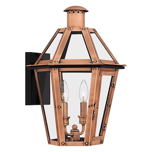 Chichester Loke - 2 Light Outdoor Wall Lantern In Traditional Style-18.25 Inches Tall and 13 Inches Wide - 1247073