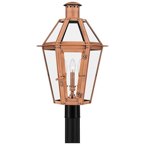 Chichester Loke - 3 Light Outdoor Post Lantern In Traditional Style-24.75 Inches Tall and 15 Inches Wide - 1246976