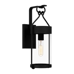 Suffolk Beeches - 1 Light Outdoor Wall Lantern In Modern Style-17.5 Inches Tall and 7 Inches Wide made with Coastal Armour - 1247075