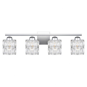 Glamis Drive - 4 Light Vanity Light In Contemporary Style-8 Inches Tall and 29.5 Inches Wide - 1247541