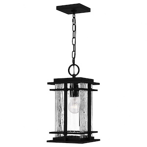 Parsons Cliff - 1 Light Outdoor Hanging Lantern In Transitional Style-15.5 Inches Tall and 7.75 Inches Wide made with Coastal Armour