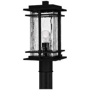 Parsons Cliff - 1 Light Outdoor Post Lantern In Transitional Style-16.5 Inches Tall and 7.75 Inches Wide made with Coastal Armour - 1247091