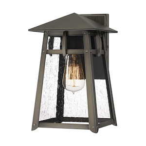 Canal Glebe - 1 Light Outdoor Wall Lantern In Transitional Style-11.75 Inches Tall and 7 Inches Wide made with Coastal Armour - 1247181