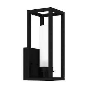Ninevah Lane - 1 Light Outdoor Wall Lantern In Modern Style-12.75 Inches Tall and 5 Inches Wide made with Coastal Armour