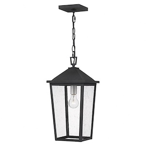 Saffron Dale - 1 Light Outdoor Hanging Lantern In Traditional Style-18.75 Inches Tall and 9.25 Inches Wide made with Coastal Armour - 1246990