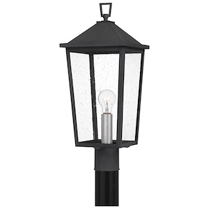Saffron Dale - 1 Light Outdoor Post Lantern In Traditional Style-22 Inches Tall and 9.25 Inches Wide made with Coastal Armour - 1247699
