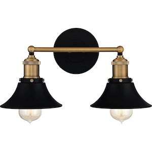 Exchange Vale - 2 Light Vanity Light In Transitional Style-8.25 Inches Tall and 15.25 Inches Wide - 1247209