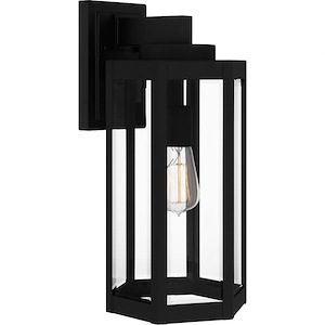 Gibson Grange - 1 Light Outdoor Wall Lantern In Traditional Style-17.25 Inches Tall and 7 Inches Wide