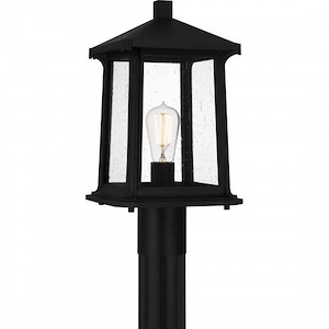 Fosse Oval - 1 Light Outdoor Post Lantern In Traditional Style-16.5 Inches Tall and 8.5 Inches Wide - 1287477