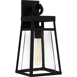 Longwood Leaze - 1 Light Outdoor Wall Lantern-17.25 Inches Tall and 8 Inches Wide
