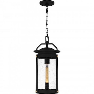 Farm Alley - 1 Light Outdoor Hanging Lantern In Traditional Style-18.75 Inches Tall and 8.75 Inches Wide
