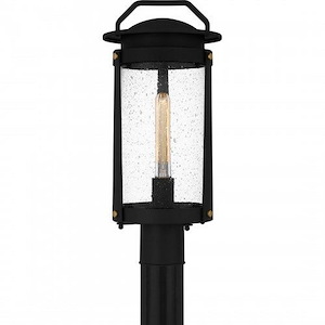 Farm Alley - 1 Light Outdoor Post Lantern In Traditional Style-19.5 Inches Tall and 8.75 Inches Wide