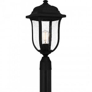 Buie Haugh - 1 Light Outdoor Post Lantern In Traditional Style-19.75 Inches Tall and 9.25 Inches Wide