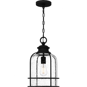 Crossley Valley - 1 Light Outdoor Hanging Lantern In Industrial Style-16.25 Inches Tall and 10 Inches Wide