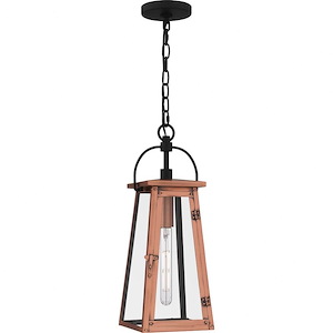 Mere Wood - 1 Light Mini Pendant In Traditional Style-19.75 Inches Tall and 7 Inches Wide - 1326767