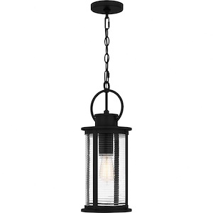 Stoke View Road - 1 Light Outdoor Hanging Lantern In Coastal Style-19.25 Inches Tall and 7.5 Inches Wide - 1327012