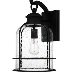 Crossley Valley - 1 Light Outdoor Wall Lantern In Industrial Style-16.5 Inches Tall and 10 Inches Wide
