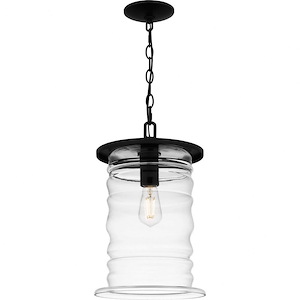 Lydstep Court - 1 Light Outdoor Hanging Lantern In Coastal Style-17.25 Inches Tall and 10.5 Inches Wide