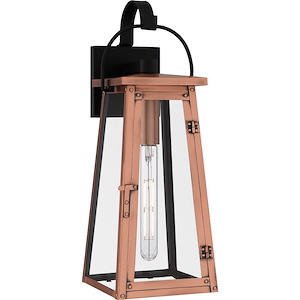 Mere Wood - 1 Light Outdoor Wall Lantern In Traditional Style-19.5 Inches Tall and 7 Inches Wide