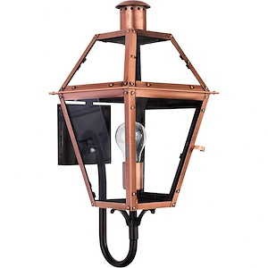 Tulliebelton Crescent 20.5 Inch Outdoor Wall Lantern Traditional Brass/Steel Approved for Wet Locations