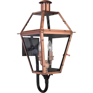 Tulliebelton Crescent 23.5 Inch Outdoor Wall Lantern Traditional Brass/Steel Approved for Wet Locations