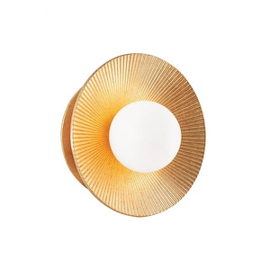 Waterside Woodlands - 1 Light Wall Sconce in Luxury Style-6.75 Inches Tall and 6.75 Inches Wide - 1247683
