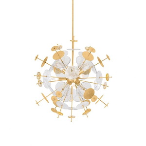 Plantation Side - 9 Light Chandelier In Modern Style-25.75 Inches Tall and 28.5 Inches Wide - 1316361