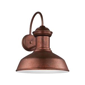 Moxon Place - One Light Outdoor Large Wall Lantern in Traditional Style - 13.25 inches wide by 15.88 inches high