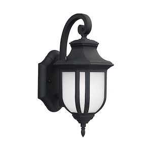Norfolk Ground - One Light Outdoor Small Wall Lantern in Traditional Style - 5.5 inches wide by 12.63 inches high