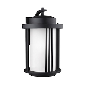 Grasville Road - One Light Outdoor Large Wall Lantern in Contemporary Style - 12 inches wide by 19.56 inches high - 1248351