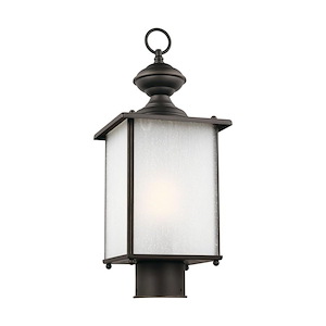 Craven Drive - 9.5W One Light Outdoor Post Lantern in Transitional Style - 7 inches wide by 17.25 inches high - 1248174