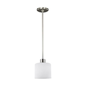 Broomhill Glebe - 9.5W 1 LED Mini Pendant - 5.5 inches wide by 6.38 inches high - 1248503