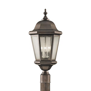 Dell Leas - 22.25 Inch 10.5W 3 LED Outdoor Post Lantern - 1248169