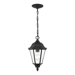 Oakwood Loke - 1 Light Outdoor Pendant in Traditional Style - 7.88 inches wide by 14.44 inches high - 1248588