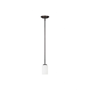 Wanwards Lane - 1 Light Mini-Pendant in Contemporary Style - 4 inches wide by 5.75 inches high - 1248284