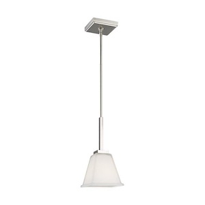 Goldsmith Promenade - 9.3W 1 LED Mini Pendant in Transitional Style - 5.75 inches wide by 12 inches high - 1248690