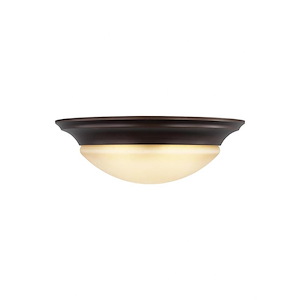 Leys Las - 9.5W Three Light Flush Mount in Contemporary Style - 16.75 inches wide by 5.5 inches high - 1248133