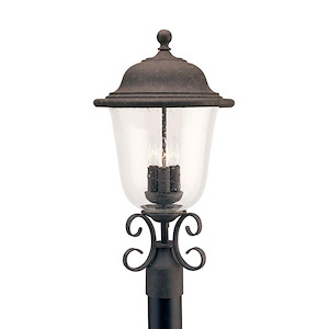 Exchange Vale - Three Light Outdoor Post Lantern - 1248077