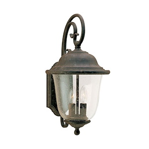 Exchange Vale - Two Light Outdoor Wall Lantern in Traditional Style - 9 inches wide by 18 inches high