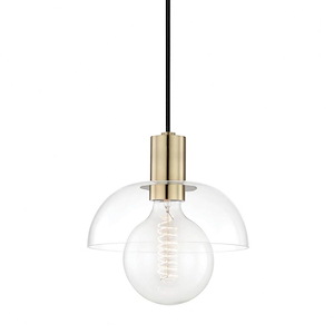Radnor Piece-One Light Pendant in Style-9 Inches Wide by 11 Inches High - 1249047