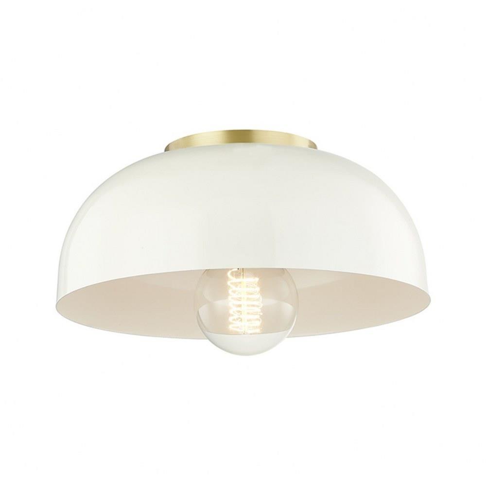Bailey Street Home 735-BEL-2941747 Prince's Holt-One Light Small Semi-Flush Mount in Style-11 Inches Wide by 4.75 Inches High