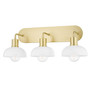 Radnor Piece-3 Light Bath Bracket in Transitional Style-23 Inches Wide by 10.75 Inches High - 1249428