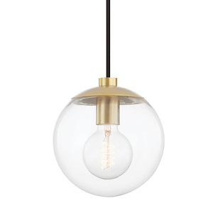 Pymar's Lane-1 Light Pendant in Transitional Style-7 Inches Wide by 7 Inches High - 1249579